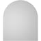Ekena Millwork Round Top Surface Mount PVC Gable Vent w/ 2"W x 2"P Brickmould Sill Frame, 24"W x 28"H GVPRT24X2803SN - alternate 5